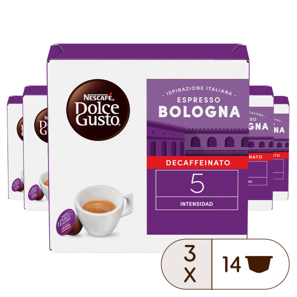 Espresso Bologna Descafeinado Dolce Gusto® 42 Cápsulas