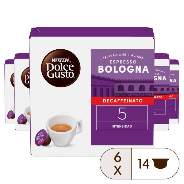 Espresso Bologna Descafeinado Dolce Gusto® 84 Cápsulas