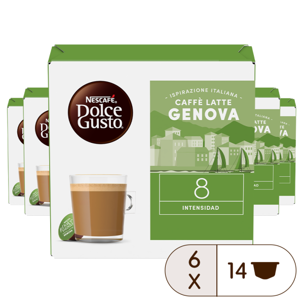 Café Latte Génova Dolce Gusto® 84 Cápsulas