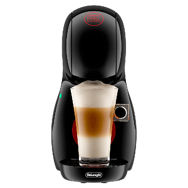 Cefetera Piccolo XS De’longhi® Manual Negra y Rojo NESCAFÉ Dolce Gusto - Frontal
