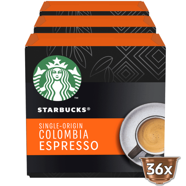 Starbucks® Espresso Colombia 36 Cápsulas