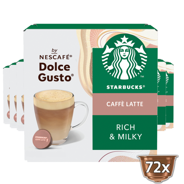 Starbucks® Caffè Latte 72 Cápsulas