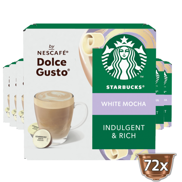 Starbucks® White Mocha 72 Cápsulas