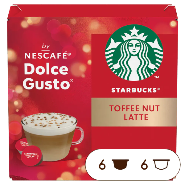 STARBUCKS® TOFFEE NUT LATTE by NESCAFÉ DOLCE GUSTO®
