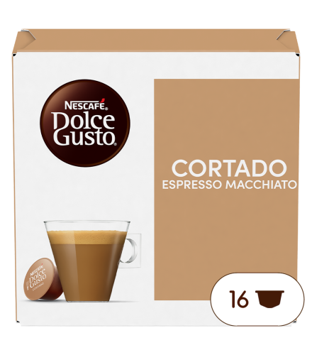 Caja de 16  cápsulas Cortado 16 Cápsulas de NESCAFÉ Dolce Gusto