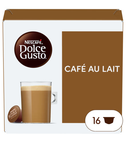 Caja de 16  cápsulas Café con Leche 16 Cápsulas de NESCAFÉ Dolce Gusto