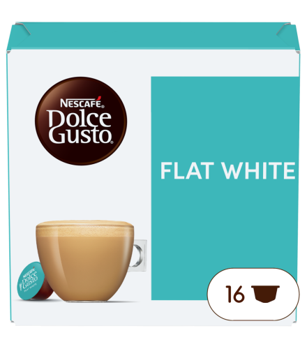 Caja de 16  cápsulas Flat White 16 Cápsulas de NESCAFÉ Dolce Gusto