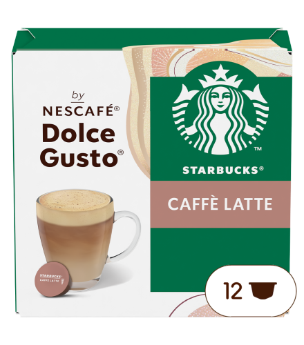 Starbucks® Caffè Latte 12 Cápsulas