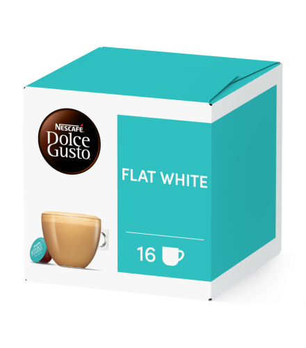 Caja de 16  c&aacute;psulas Flat White 16 C&aacute;psulas de NESCAF&Eacute; Dolce Gusto