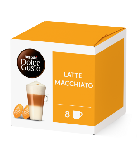 Caja de 16  c&aacute;psulas Latte Macchiato 16 C&aacute;psulas de NESCAF&Eacute; Dolce Gusto