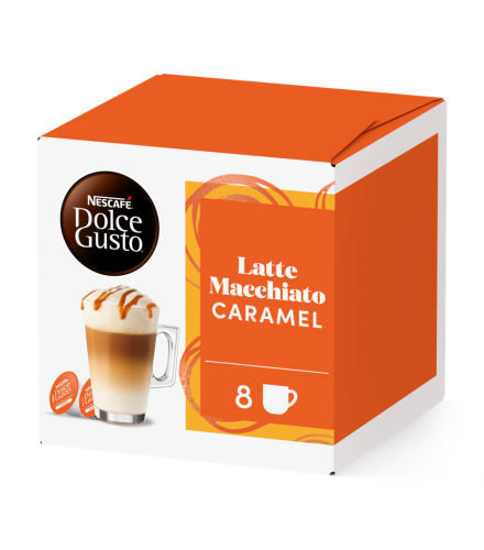 Caf&eacute; Latte Macchiato Caramel Dolce Gusto 16 C&aacute;psulas
