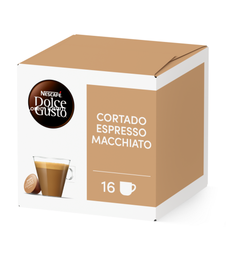 Caja de 16  c&aacute;psulas Cortado 16 C&aacute;psulas de NESCAF&Eacute; Dolce Gusto