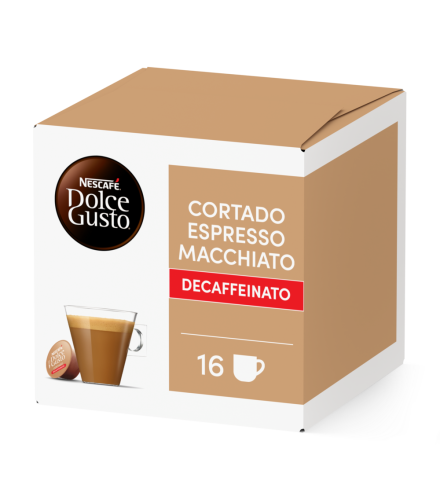 Café Cortado Descafeinado Dolce Gusto® 16 Cápsulas