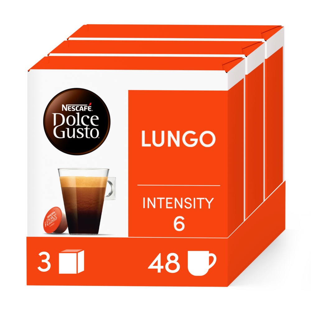 Lungo Dolce Gusto 48 Cápsulas