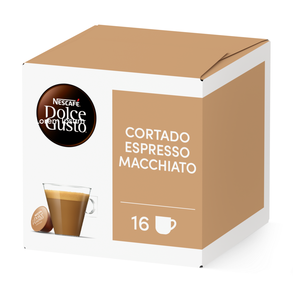 Caja de 16  cápsulas Cortado 16 Cápsulas de NESCAFÉ Dolce Gusto