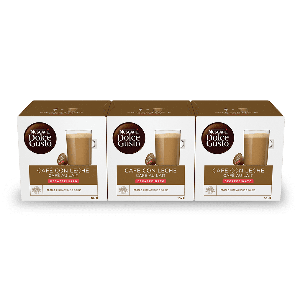 Pack 48 uds Café con Leche Descafeinado - NESCAFÉ® Dolce Gusto®