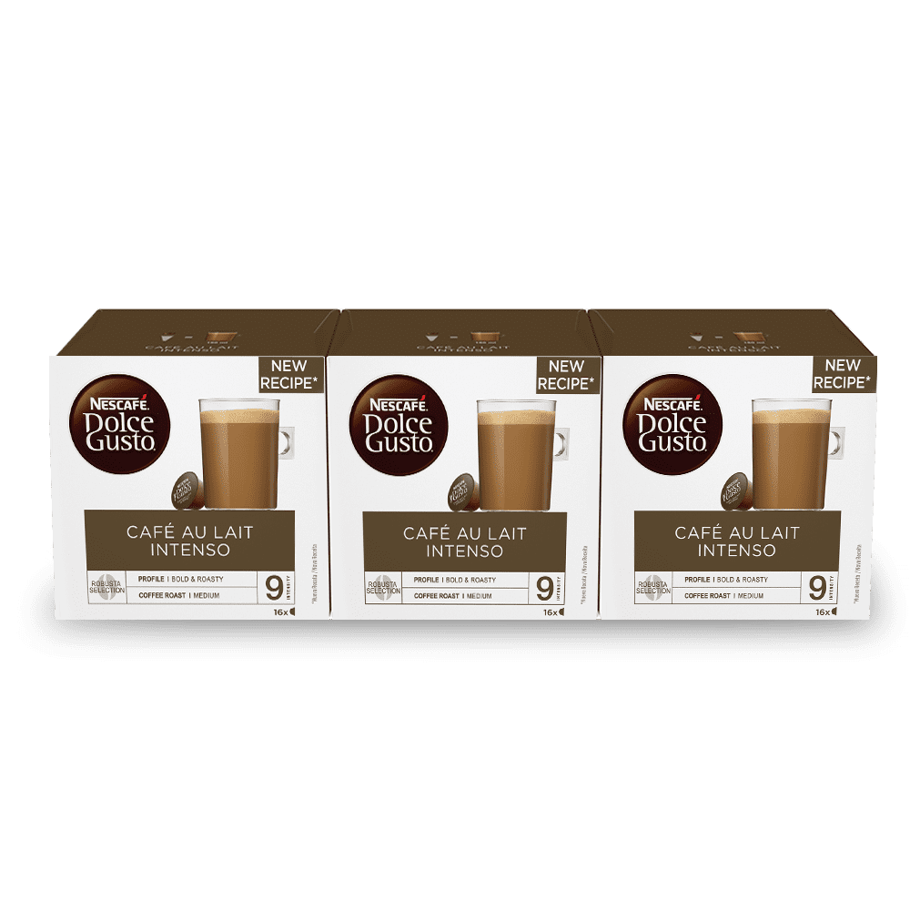Pack 48 cápsulas Café con Leche Intenso - NESCAFÉ® Dolce Gusto®