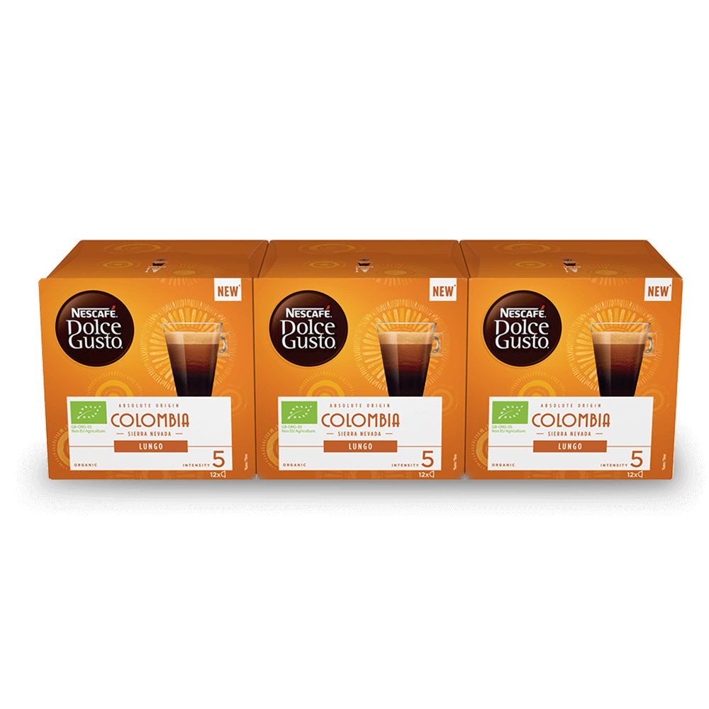 Pack 36 Cápsulas de Café Lungo Colombia - NESCAFÉ® Dolce Gusto®