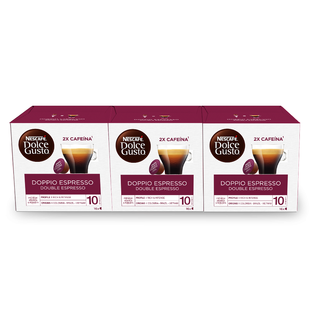 Pack 48 cápsulas Café Doppio Espresso - NESCAFÉ® Dolce Gusto®