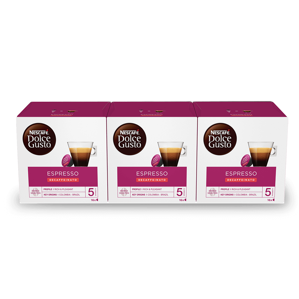 Pack 48 uds Café Espresso Descafeinado - NESCAFÉ® Dolce Gusto®