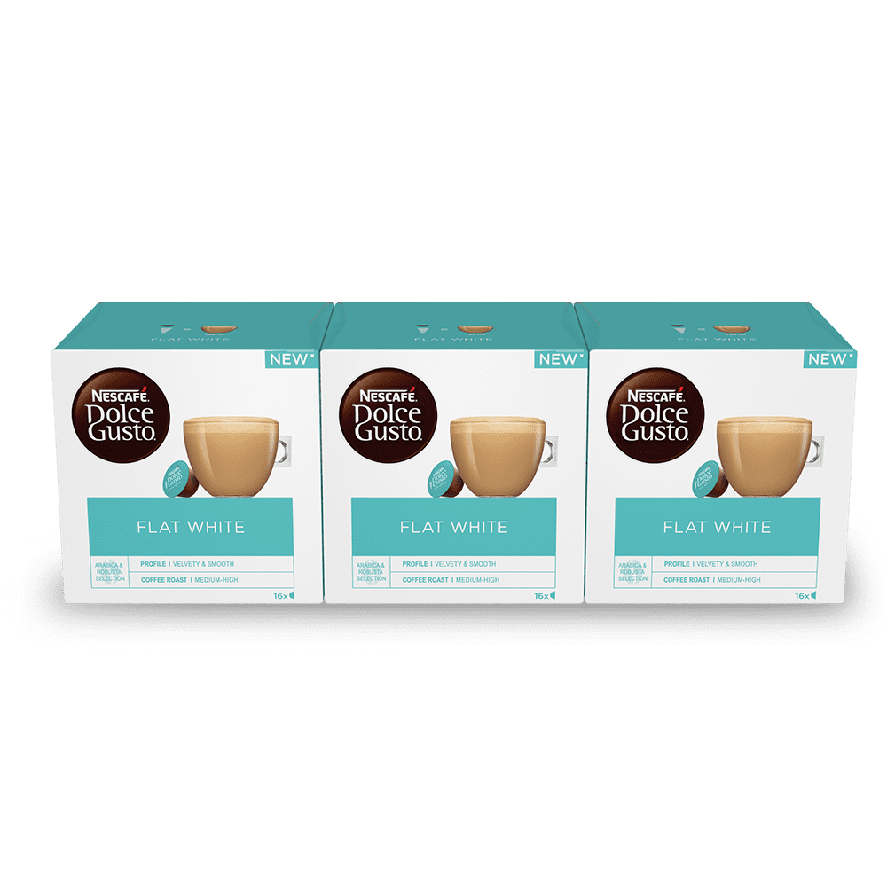Pack 48 cápsulas Flat White café - NESCAFÉ® Dolce Gusto®