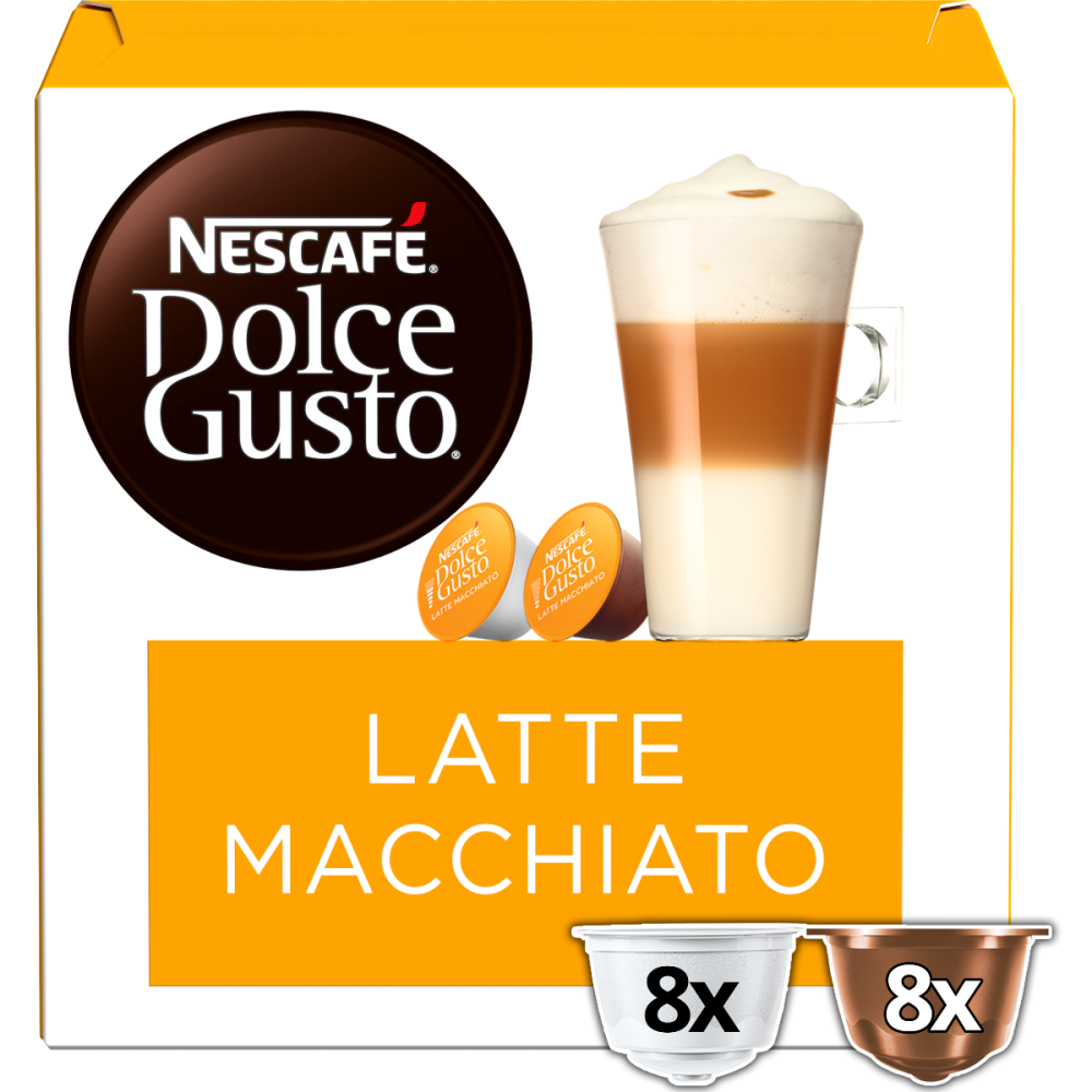 Cápsulas de Café Latte Macchiato - NESCAFÉ® Dolce Gusto®