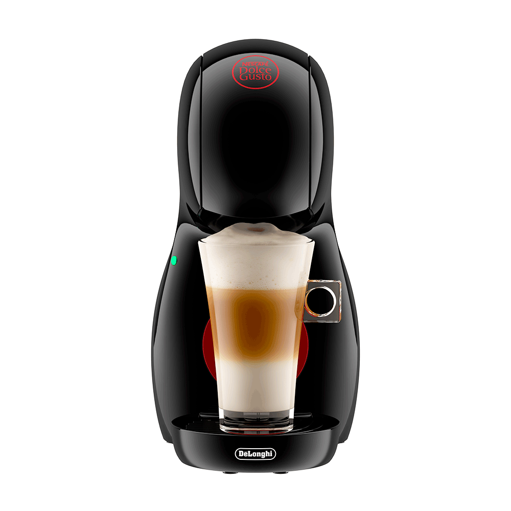 Cefetera Piccolo XS De’longhi® Manual Negra y Rojo NESCAFÉ Dolce Gusto - Frontal