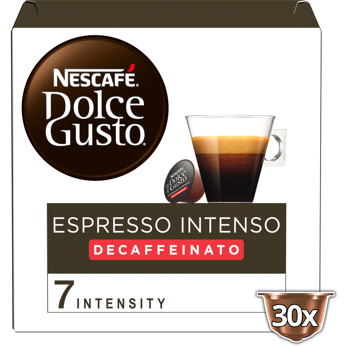 Espresso Intenso Descafeinado 30 Cápsulas