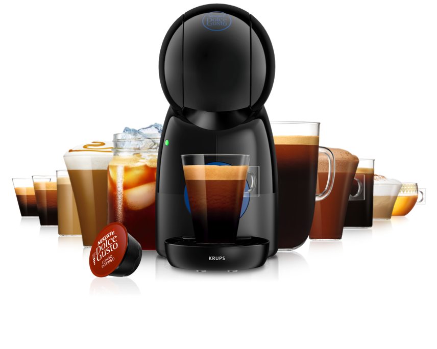 Piccolo XS krups® manual negra y azul