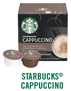 Cápsulas Starbucks® Cappuccino by NESCAFÉ® Dolce Gusto® - Caja
