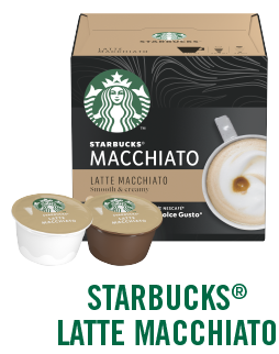 Cápsulas Starbucks® Latte Macchiato by NESCAFÉ® Dolce Gusto® - Caja