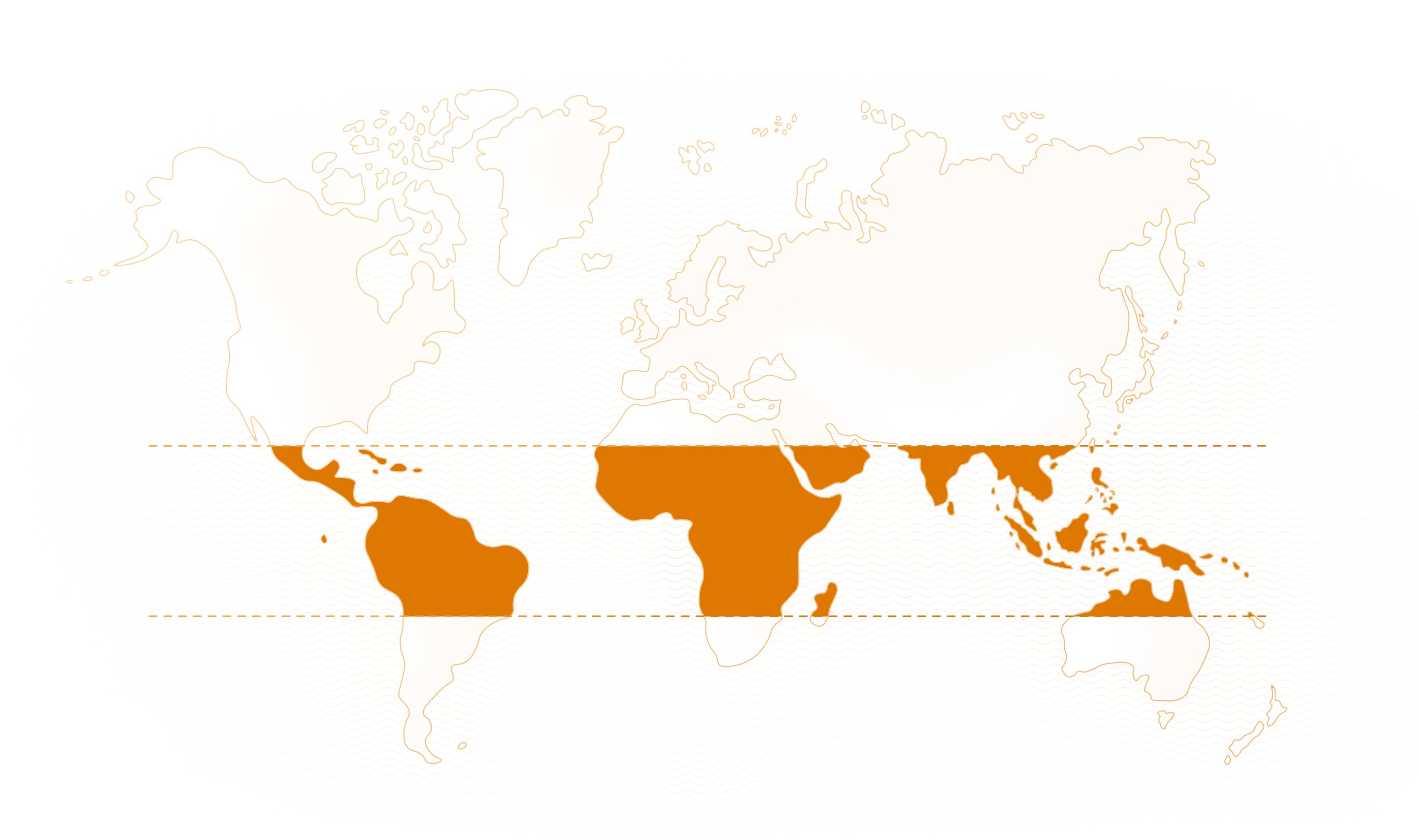 Mapa Perú, Colombia, México y Brazil