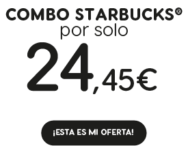 Promoción en combo Starbucks Promoción en combo Starbucks