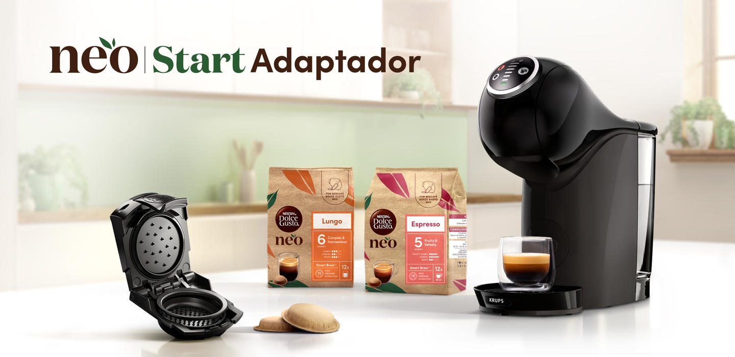 Cafetera Dolce Gusto con adaptador NEO Start