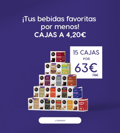 Elige tus 15 cajas de cápsulas favoritas por solo 63€