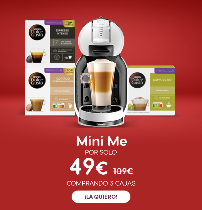 Promoción Mini Me y un set de cápsulas Promoción Mini Me y un set de cápsulas