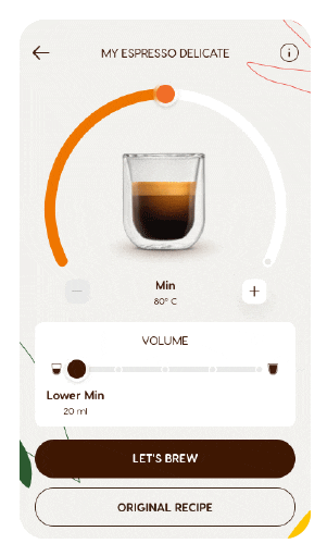 Nescaf&eacute; dolce gusto personalized coffee
