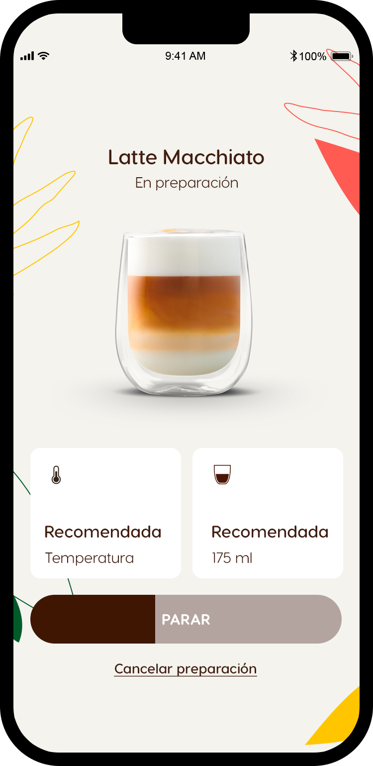 ¡Se ha detectado una cápsula + sobre Latte Macchiato!