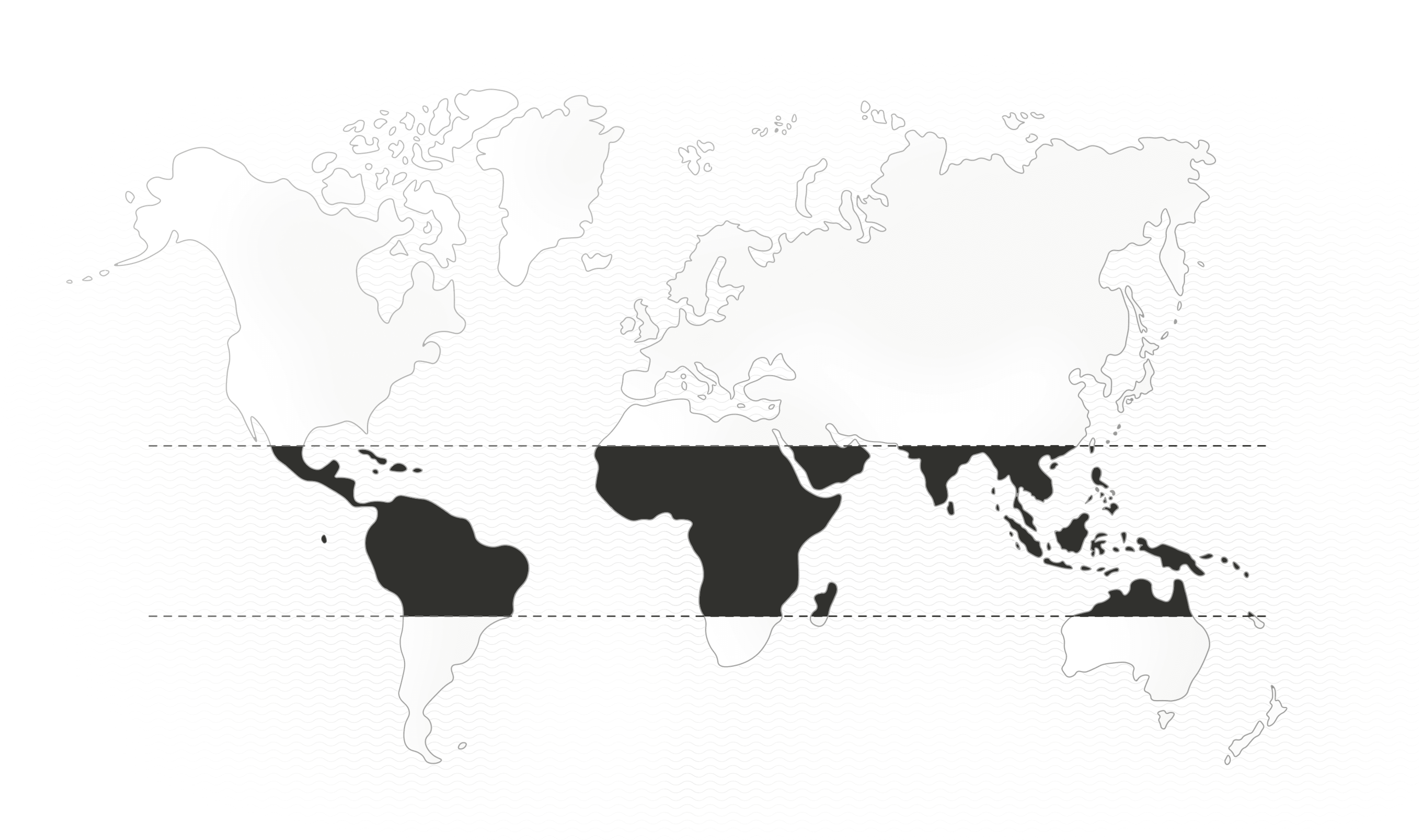 Mapa Perú, Colombia, México y Brazil