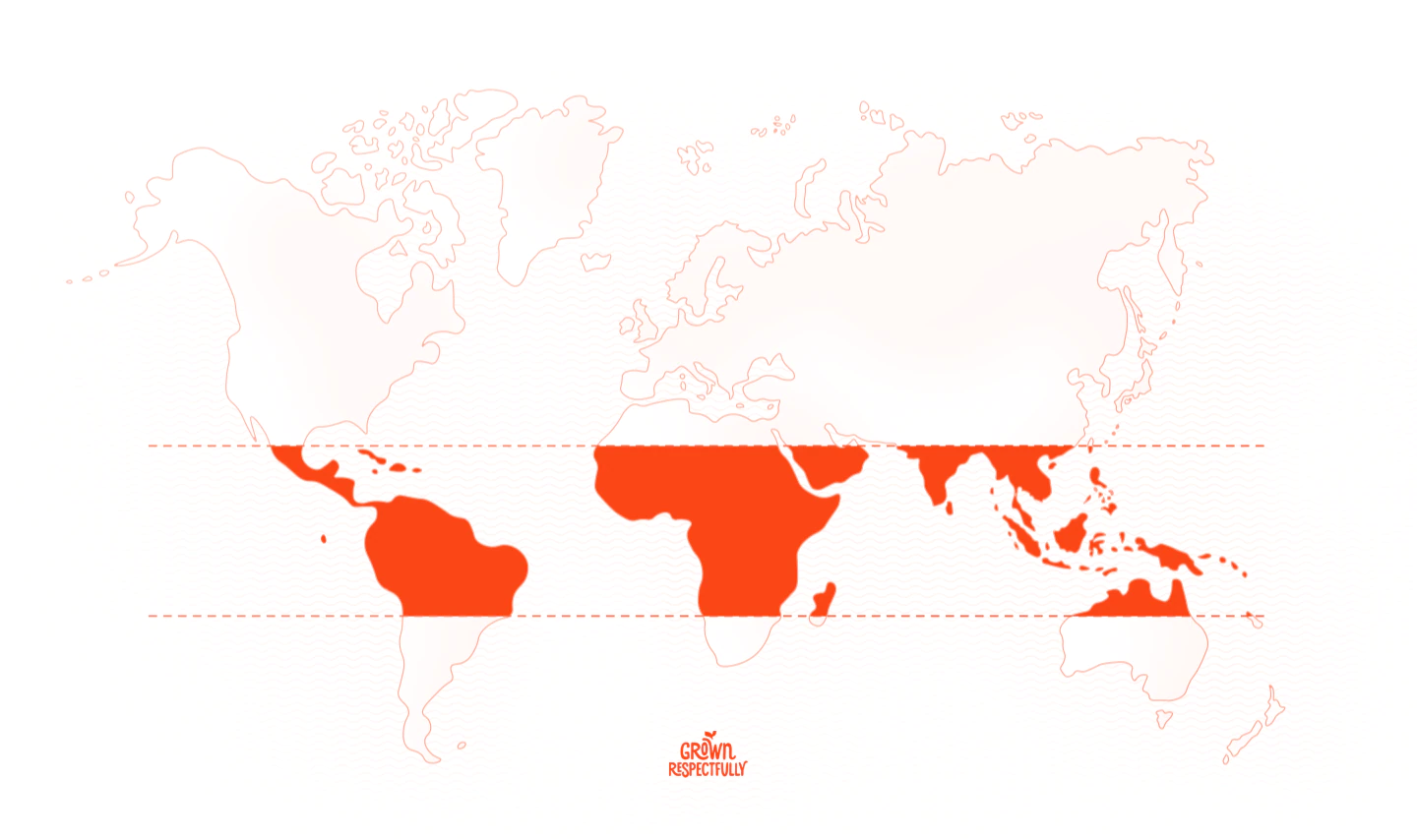 Mapa Perú, Colombia, México y Brazil