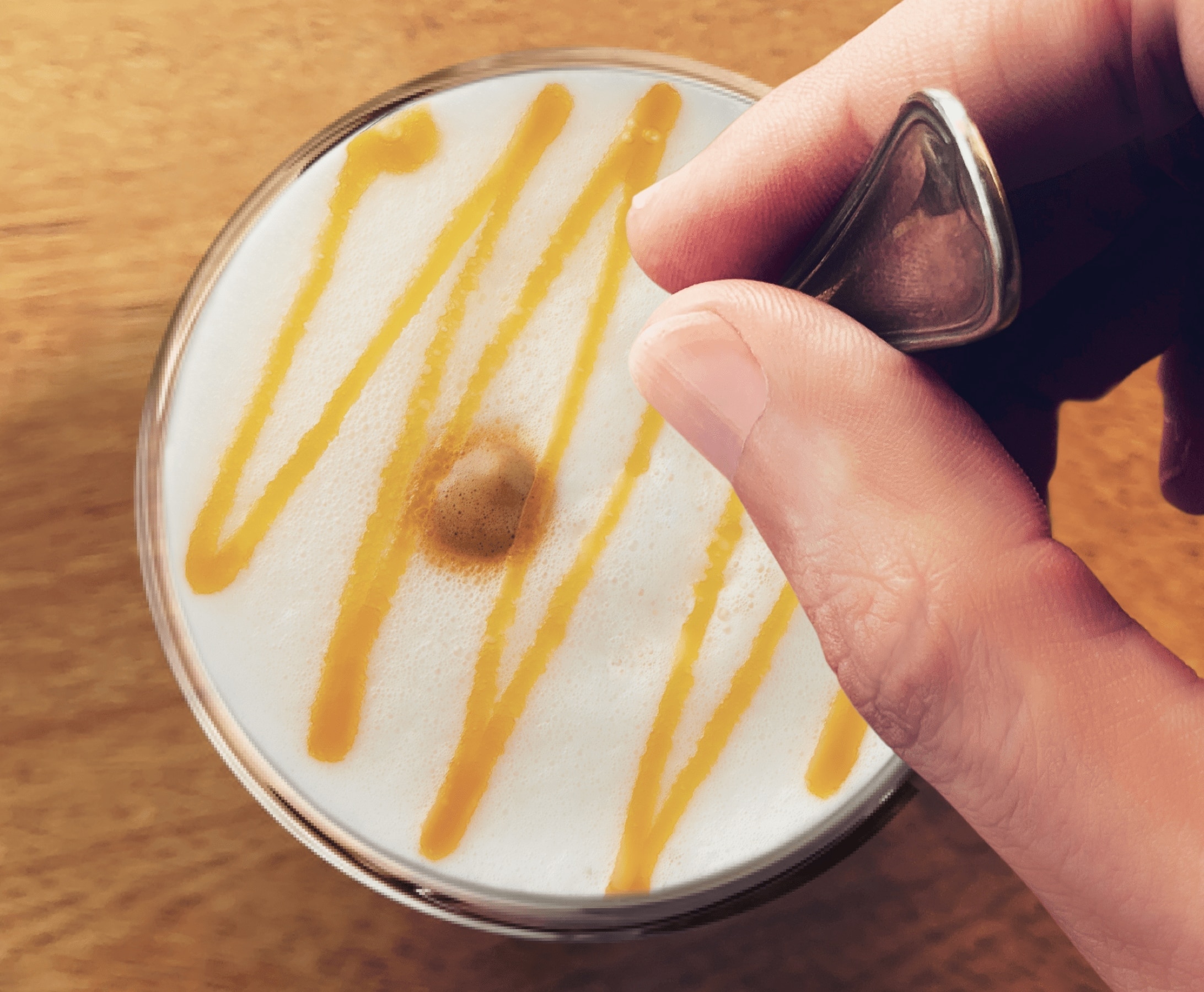 Taza con Caramel Macchiato