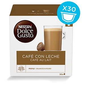 Cápsulas de Café con Leche 30 unidades - NESCAFÉ® Dolce Gusto®