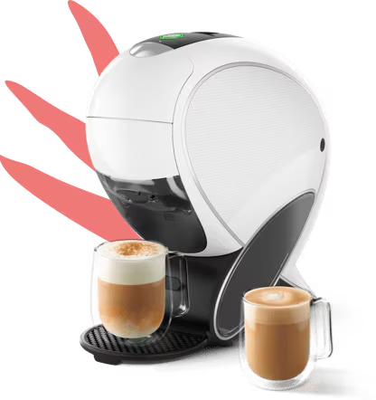 Cafetera de cápsulas NEO Latte Krups con gran variedad de bebidas con leche y cápsulas compostables