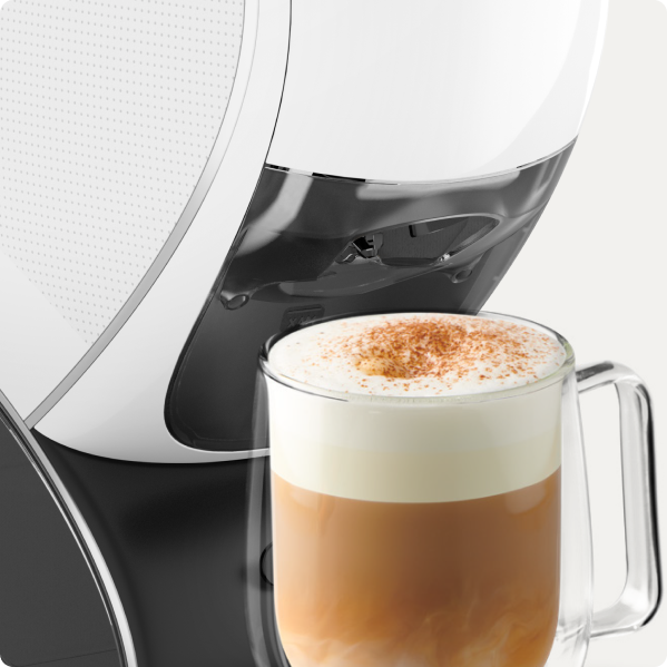 V&iacute;deo que muestra c&oacute;mo NEO Latte Krups negra prepara bebidas con leche