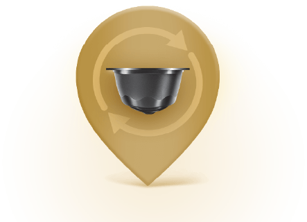 Icono reciclaje de cápsulas NESCAFÉ® Dolce Gusto®