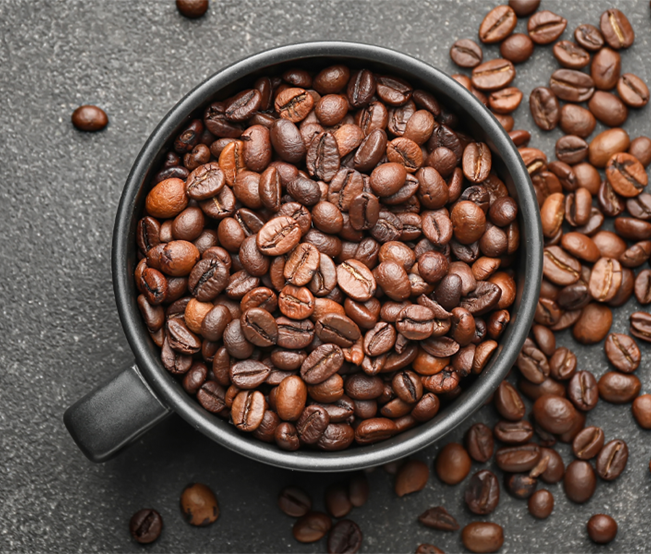 Cafeína en un café Cafeína en un café