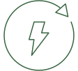 icono de electricidad renovable