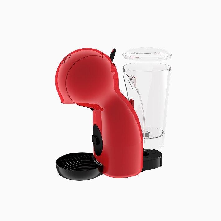 Cafetera Piccolo roja desmontada