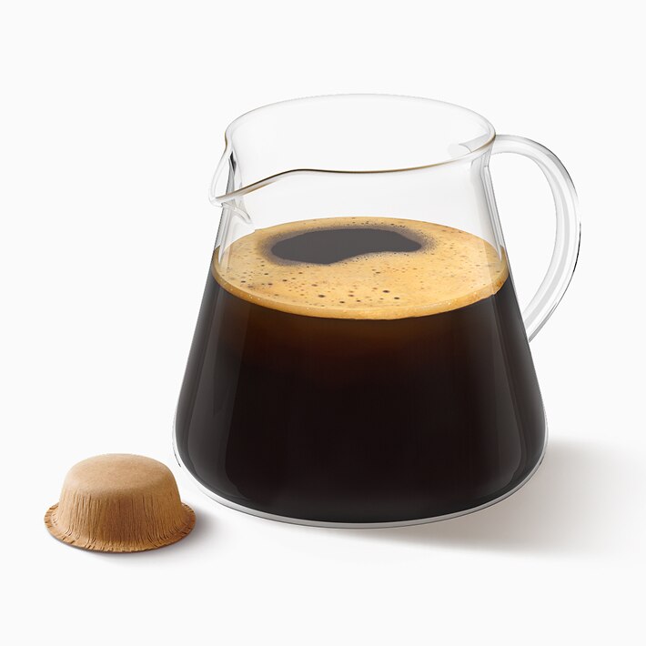 Café de extracción lenta y cápsulas hechas a base de papel