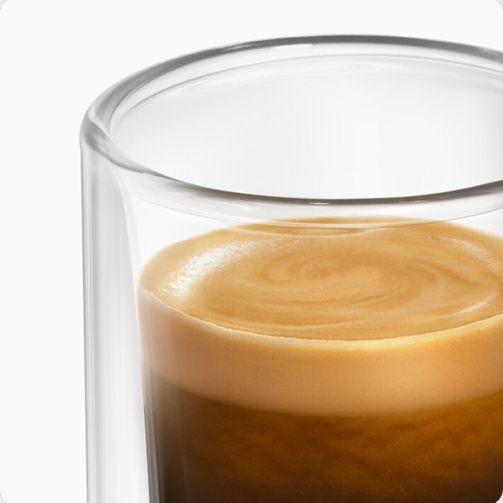 Observar de cerca la capa de crema de nuestro NEO espresso
